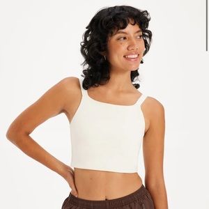 Girlfriend Collective Ivory Mia Sports Bra